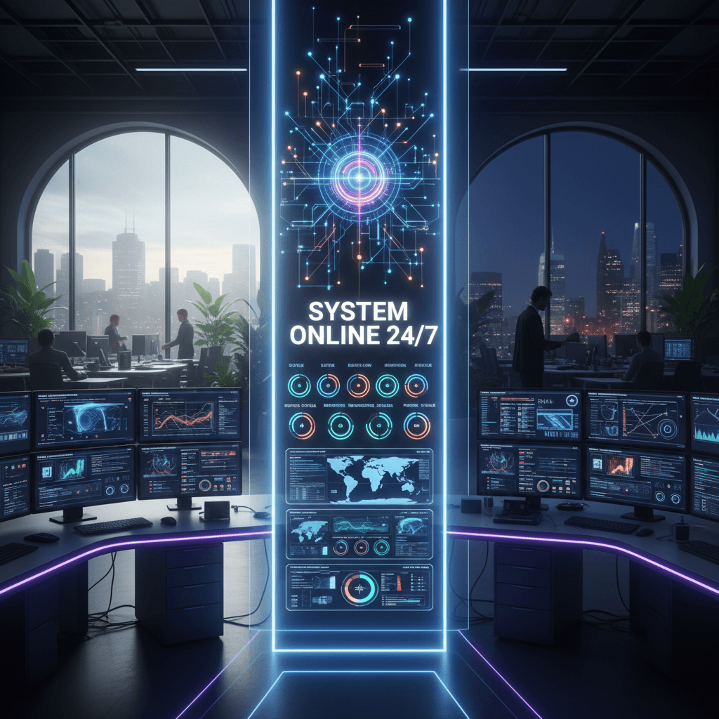 24/7 Verfügbarkeit Betrieb